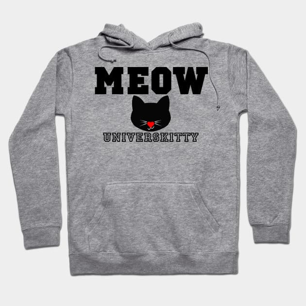 Meowniversity Hoodie by Moon Coffee